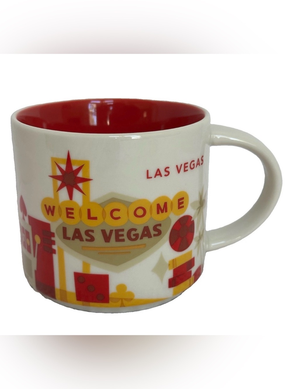 Starbucks Las Vegas You Are Here Collection Cup Welcome Sign 14 oz Mug Sin City
